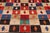 Mid 20th Century Vintage Persian Lori Checkerboard Rug - 04'01 X 06'01 For Sale - Image 5 of 9