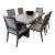 Restoration Hardware (Rh) St. James Marble-Top Rectangular Dining Set For Sale