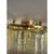 Scenographic italian hand-made flush mount with clear amber “tronchi” , elements of murano glass. elegant flush mount in a...