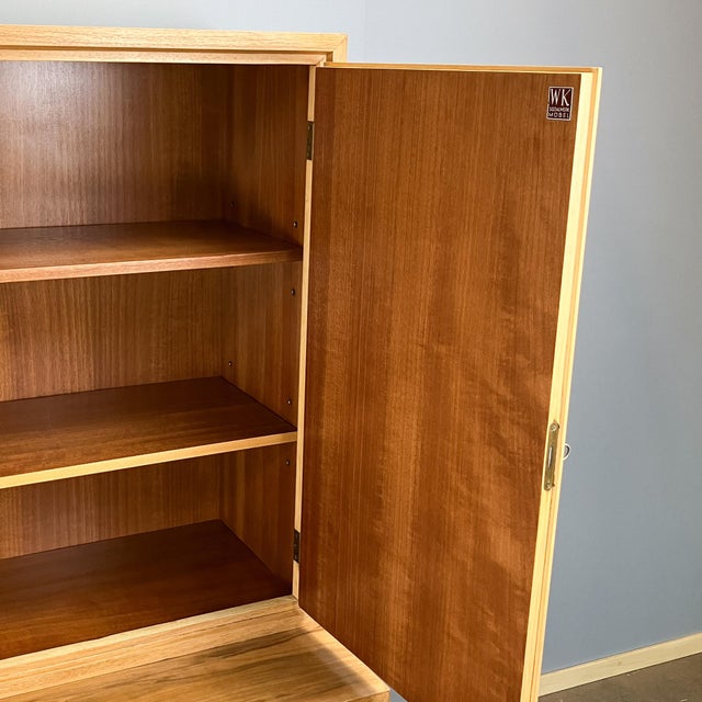 Chest of Drawers in Walnut from WK Möbel, 1960s, Set of 2 For Sale - Image 9 of 12