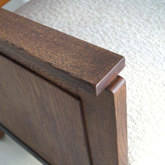 Dutch Art Deco Oak Armchair, 1920s For Sale - Image 17 of 18