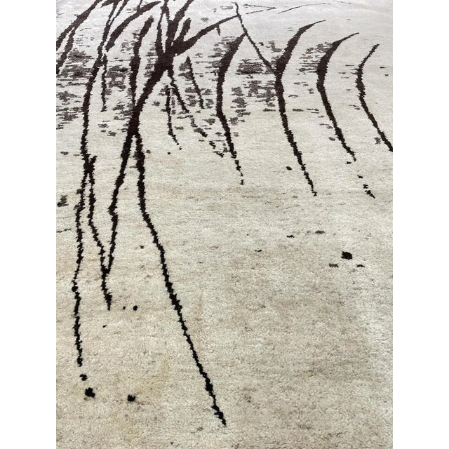 Handmade Modern Wool Rug. 09'02" X 12'02" For Sale In Los Angeles - Image 6 of 9