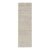 Rug & Kilim’s Block Print Runner Rug, Brown With Cream Floral Motifs For Sale
