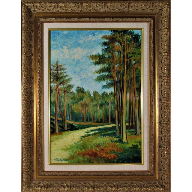 Gaston Girbal, Foret d' Ermenonville, Circa 1950 For Sale