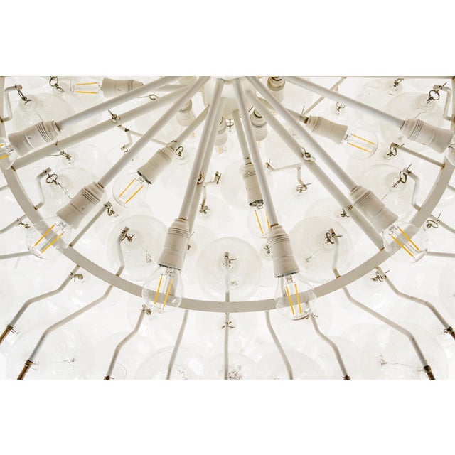 Tulipan Waterfall Glass Chandelier from Kalmar, Austria, 1960s For Sale - Image 14 of 18