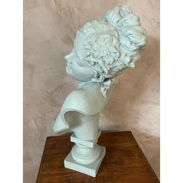 Antique Woman Bust in Terracotta, 1850s For Sale - Image 15 of 18