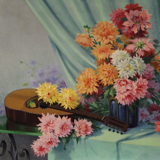 French Artist, Still Life, 1960, Oil on Masonite For Sale - Image 7 of 15