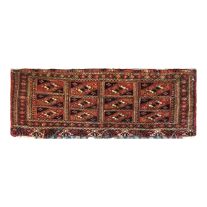 Antique Turkoman Torba Rug/ Bag Face Oriental Rug