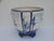 This is a beautiful blue and white ceramic cache pot dated 1906 and signed A. Couturaud. Although Alfred Couturaud was...
