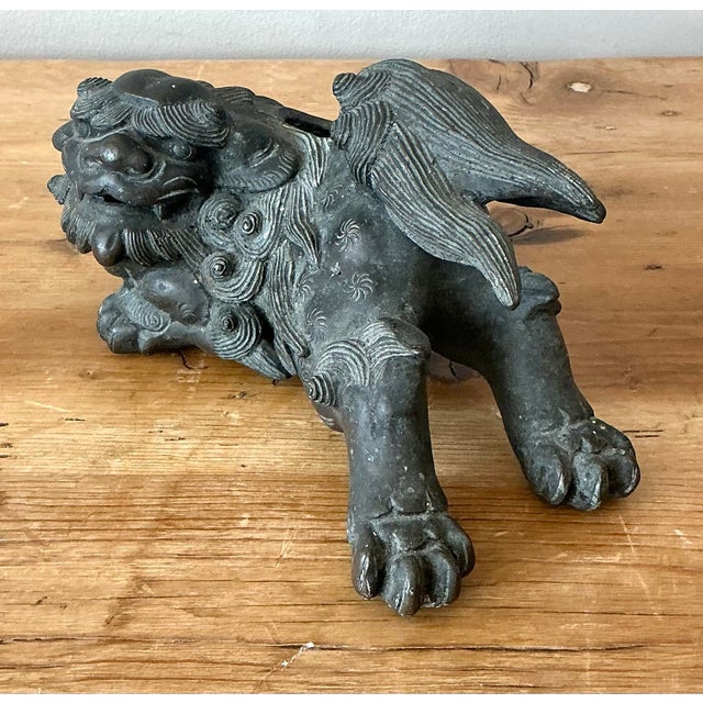 Vintage Asian Lion Censer For Sale - Image 12 of 12