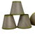 Contemporary Natural Grasscloth Chandelier Shade with Grossgrain Trim - 4”x6”x6” For Sale - Image 3 of 5