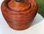 Vintage Pencil Reed Rattan Lidded Urn For Sale - Image 9 of 9