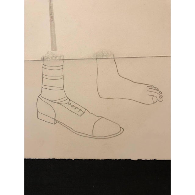 Mid 20th Century Xisco Mensua, Exquisite Corpse, Cadavre Exquis, Spanish Surrealist Drawing 3 Artists For Sale - Image 5 of 9