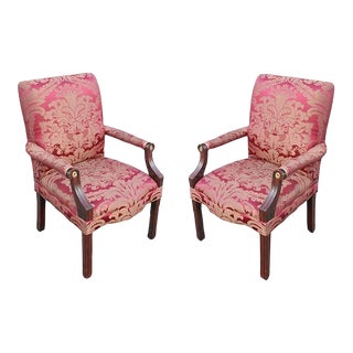 One Throne Dining Armchair For Sale