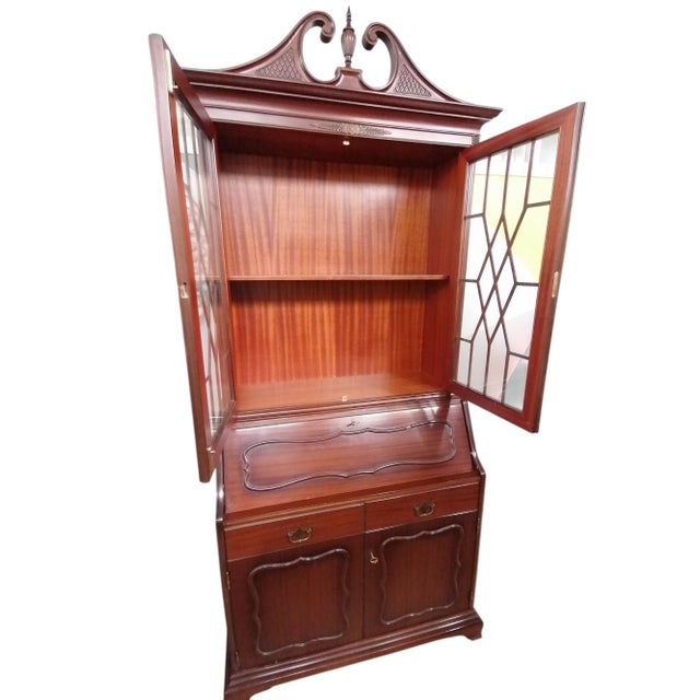 Vintage Secretaire with Flap, 1950s For Sale - Image 4 of 13