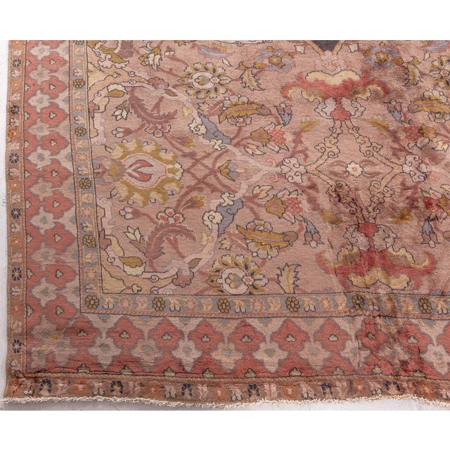 1920s Abstract Indian Handmade Wool Rug For Sale In New York - Image 6 of 9