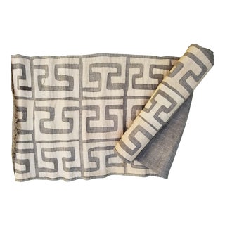 Softly Faded Kuba Cloth Roll For Sale