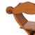 Carved Wooden Savonarola Chair, 1890s For Sale - Image 5 of 6