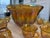 Gold 1970s Indiana Glass Iridescent Gold Carnival Glass Punch Bowl Set - 14 Pieces For Sale - Image 8 of 12