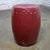 Oxblood Red Late 20th Century Traditional Asian Garden Stool or Plant Stand From Gumps Oxblood Glazed Ceramic For Sale - Image 8 of 18