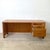 Vintage Mid-Century Scandinavian Modern Teak Single Pedestal Desk For Sale - Image 16 of 18