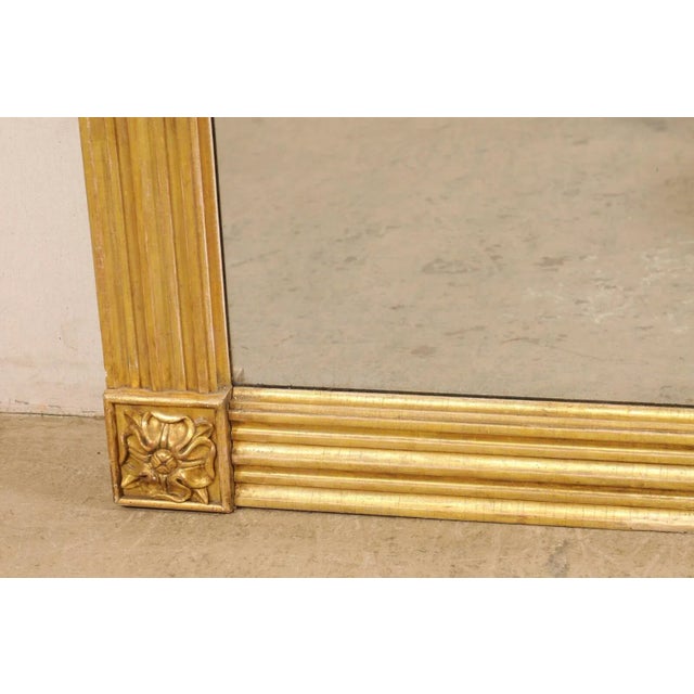 Gold 19th Century Antique English Gilt Mirror For Sale - Image 8 of 11