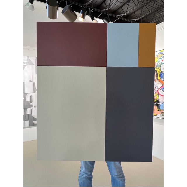 William Finlayson William Finlayson Jr. Acrylic on Wood Assemblage Titled: "A.B.C. 5” 2024 For Sale - Image 4 of 9