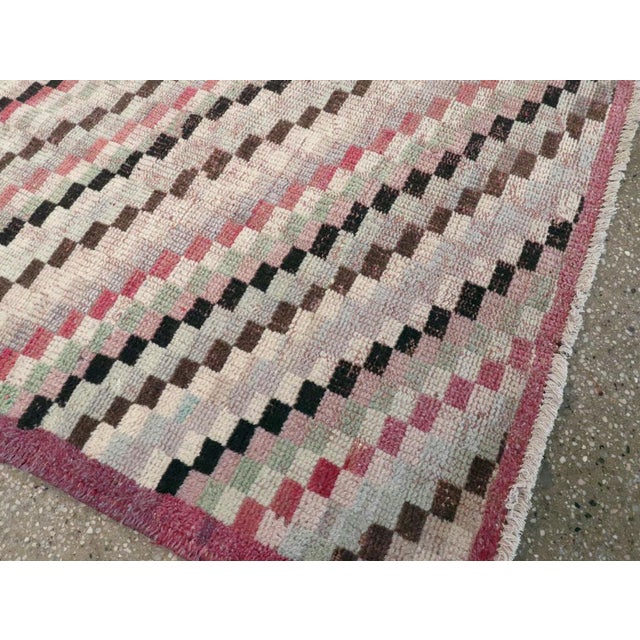 Rose Galerie Shabab Collection Mid-20th Century Turkish Anatolian Accent Rug For Sale - Image 8 of 9