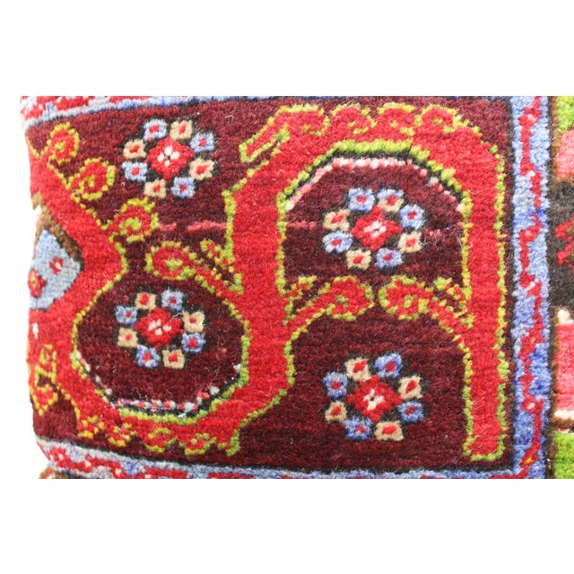 1960s Turkish Decorative Pillow Cover - 19"x19" For Sale - Image 5 of 12