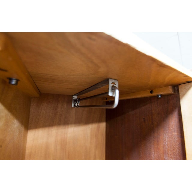 Vintage Oak Wardrobe with Veneered Wood, 1950s For Sale - Image 16 of 18