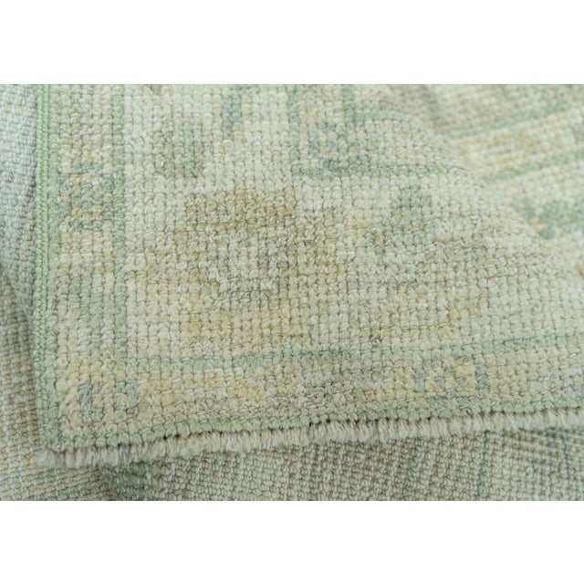 Turkish Oushak Rug 2'3" x 6'2" #19458 For Sale In Houston - Image 6 of 8
