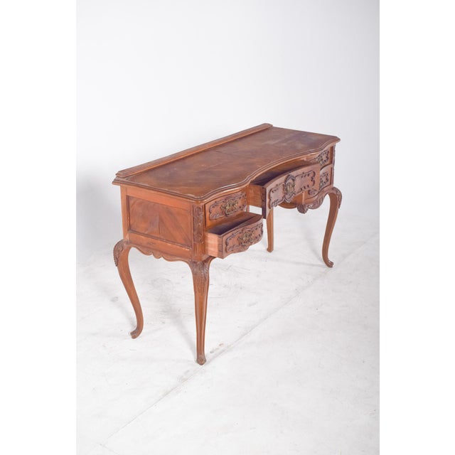 1920s Vintage Dressing Table in Carved Wood, 1920s For Sale - Image 5 of 12