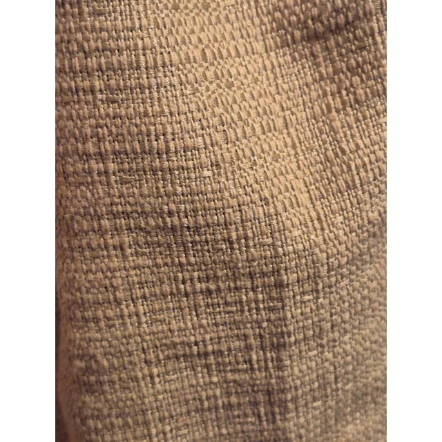 Scalamandre Designer Woven Silk Bourette in Caramel Chroma- 5 2/3 Yards For Sale - Image 9 of 9