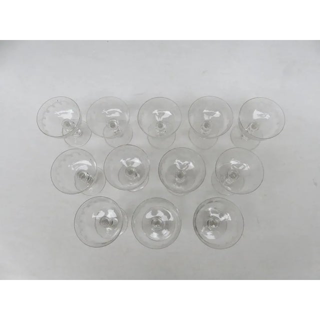 Antique French Champagne Glasses, Set of 12 For Sale - Image 5 of 16