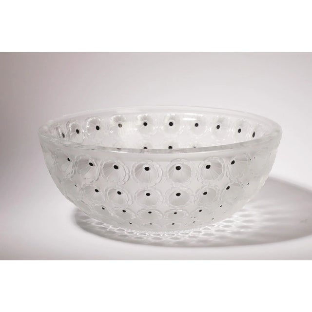Mid-Century Modern Crystal Nemours Bowl by René Lalique For Sale - Image 6 of 6
