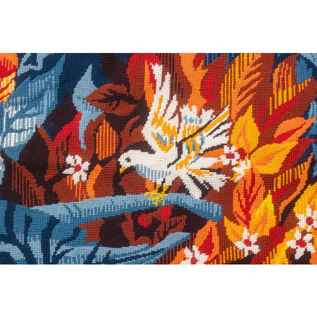 Hervé Lelong (1935–2023) Les Fruits De L’Été 1977 Signed Wool Tapestry 54/250 For Sale In Detroit - Image 6 of 7