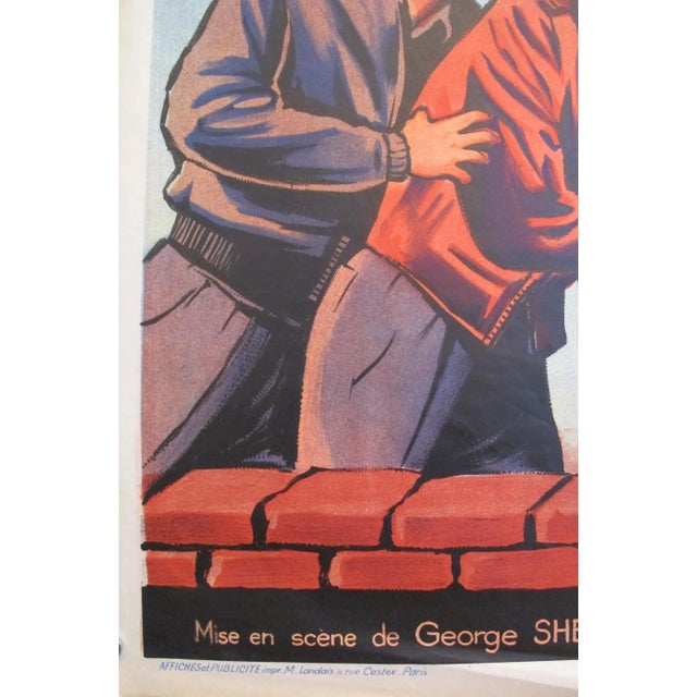 1951 Vintage American Wwii Movie Poster, Raid Secret For Sale - Image 4 of 7