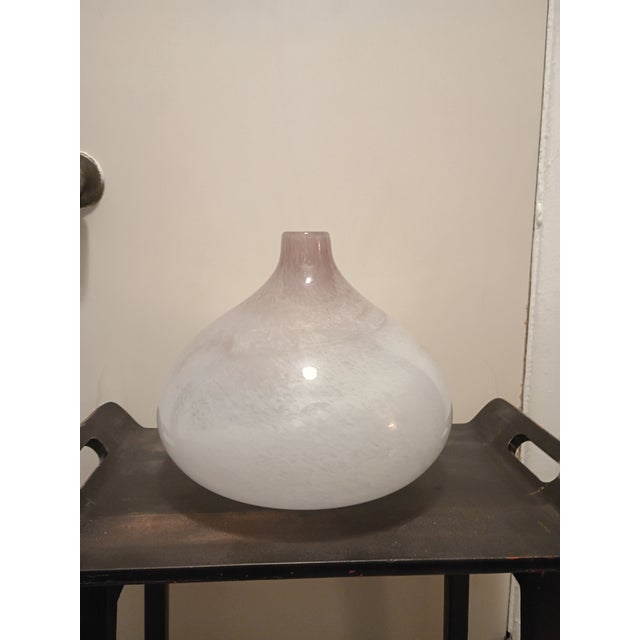 1960s F-025 | the Sculptural Fluidity: Deep Amethyst Blown Glass For Sale - Image 11 of 11