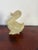 Italian Alabaster Sculptural Bird, Hand Carved Stone Duck, Organic Modern Neutral Decor Object For Sale - Image 4 of 10