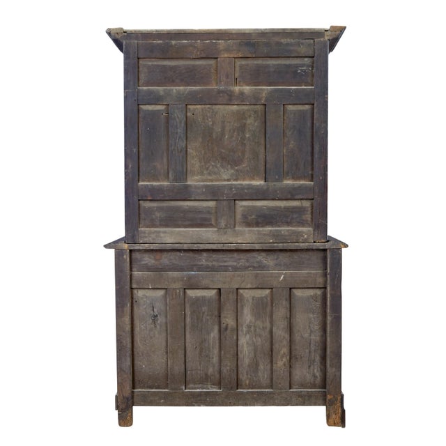 18th Century French Carved Walnut Cupboard, 1780 For Sale - Image 10 of 12
