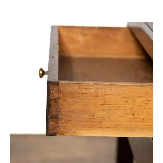 18th Century George III Mahogany Architect's Desk on Stand For Sale In Boston - Image 6 of 8