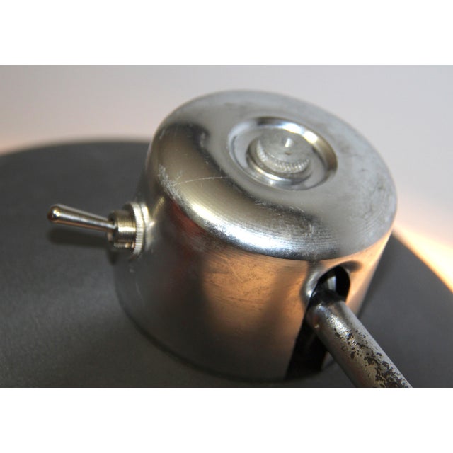 Gray Desk Lamp by Ferdinand Solère, 1960s For Sale - Image 8 of 17