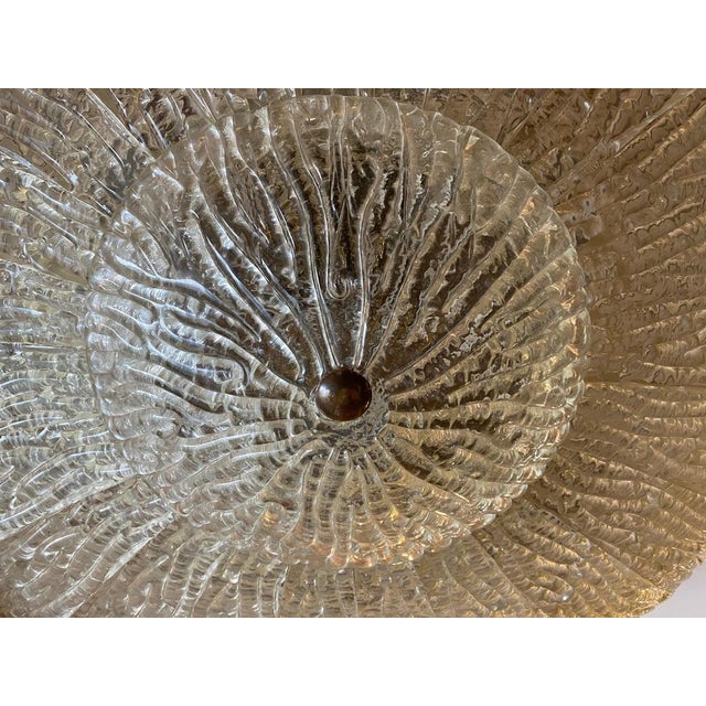 Large Ceiling Flush Mount from Barovier & Toso, 1940s For Sale - Image 10 of 13