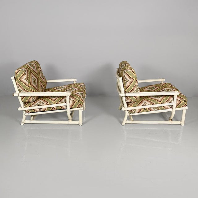 American Lounge Chairs by Lyda Levi for McGuire Company, 1970s, Set of 2 For Sale - Image 6 of 16