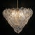 Mid-Century Modern Foglie Waterfall Lamp in Murano Glass, 1960s For Sale - Image 3 of 5