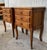 Pair of Louis XVI Style Nightstands With Three Drawers and Cabriole Legs For Sale - Image 4 of 13