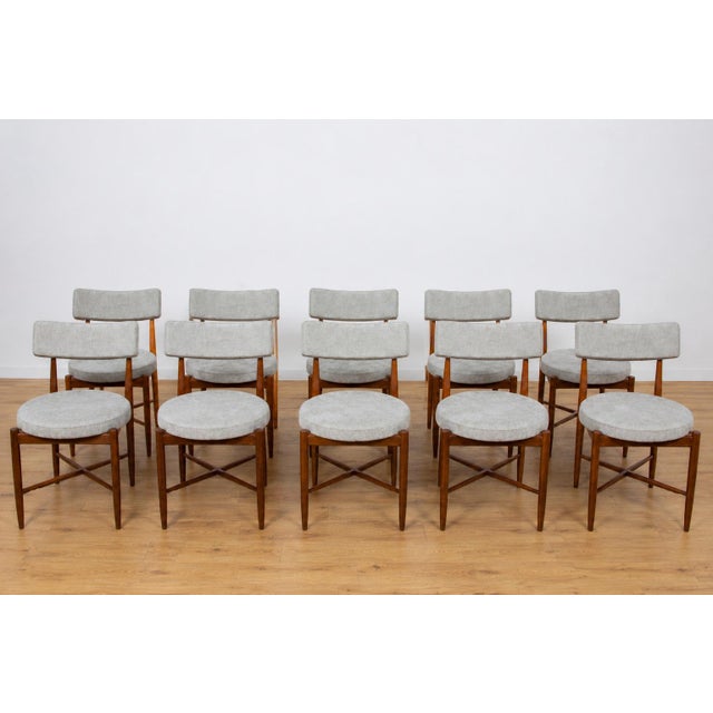 Mid-Century Teak Dining Chairs by Ib Kofod-Larsen for G-Plan, 1960s, Set of 10 For Sale - Image 17 of 17