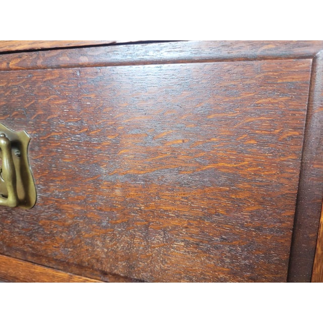 Edwardian Chest of Drawers in Oak, 1910s For Sale - Image 10 of 18