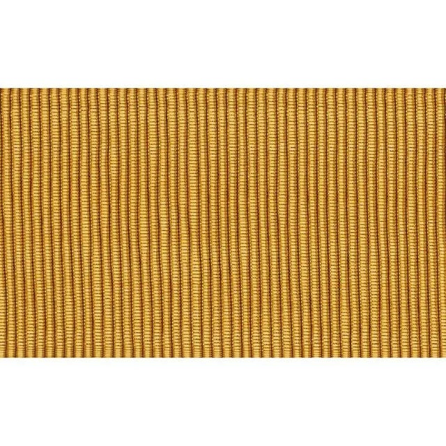 Contemporary Sample - Schumacher Wide Faille Tape in Gold For Sale - Image 3 of 3