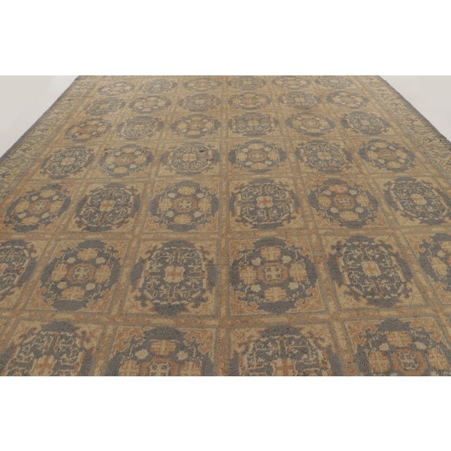 Oversized Antique 20th Century Spanish Rug With Geometric Designs - Rug & Kilim For Sale In New York - Image 6 of 10